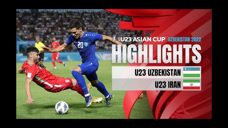 Trận đấu giữa U23 Iran và U23 Uzbekistan - "U23 Iran" vs