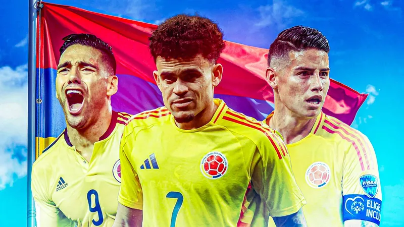 Cầu thủ Colombia dứt điểm mạnh vào khung thành của Pháp Cầu thủ Colombia dứt điểm mạnh vào khung thành của Pháp